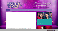 Desktop Screenshot of musical-magics.de