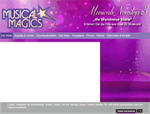 Tablet Screenshot of musical-magics.de